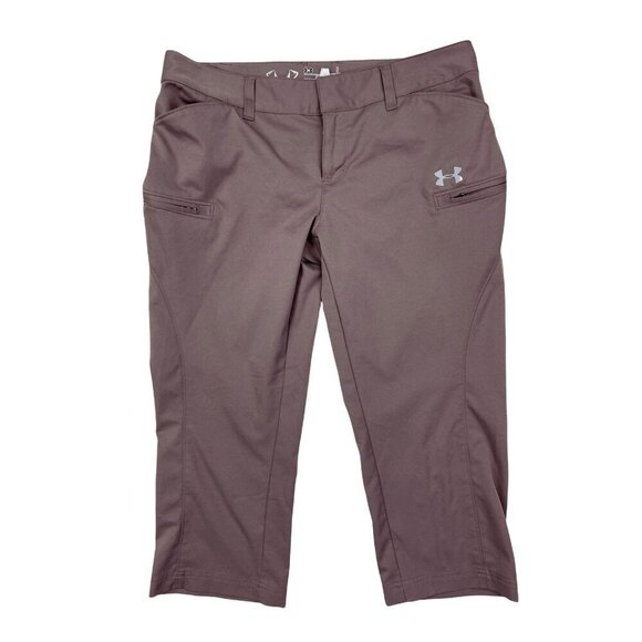 Under Armour Womens Pants Sedna Offshore Fishing Capri 6 Semi-Fitted Heat Gear - Picture 1 of 6